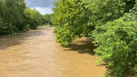 Flooding River Stock Footage 208140117