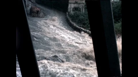 Flooding in Universal Studio Stock Footage 276289642