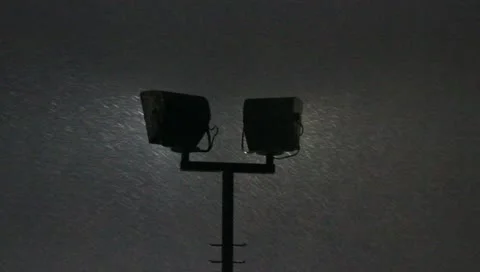 Floodlight and rain 스톡 동영상 10858046