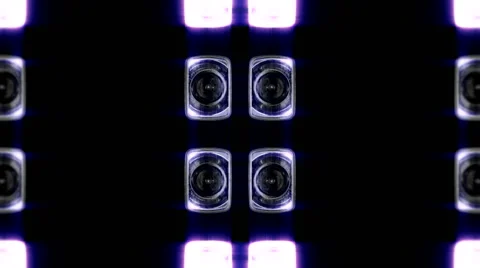 Floodlight box design wall 28 Video stock 51691745