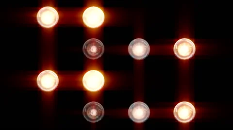 Floodlight box design wall 3 Stock Footage 52296889