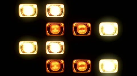 Floodlight box design wall 6 Stock Footage 51669486