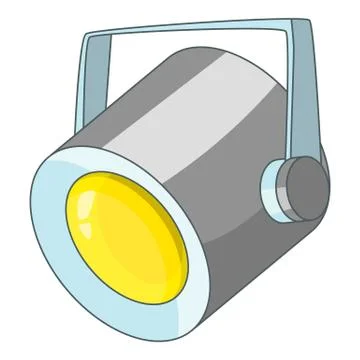 Floodlight icon, cartoon style Stock Illustration