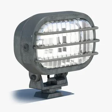 Floodlight Lamp 3D Model