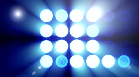 Floodlights Different stage 21 Video stock 32620411