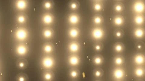 Floodlights Flash lights.Spotlights Stock Footage 90171392