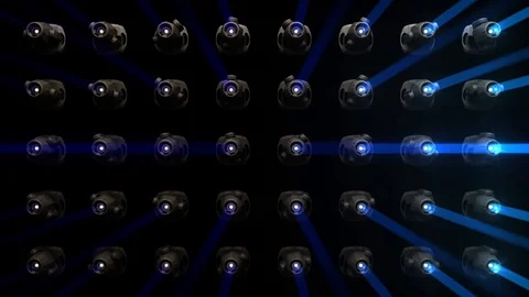 Floodlights - Seamless VJ Loop Stock-Footage 88420030