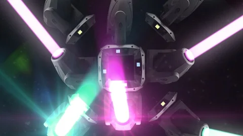 Floodlights - Seamless VJ Loop Stock-Footage 88420202