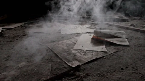 Floor in abandoned house Stock Footage 42886851