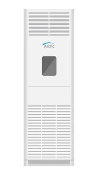 Floor air conditioner icon. Stock Illustration