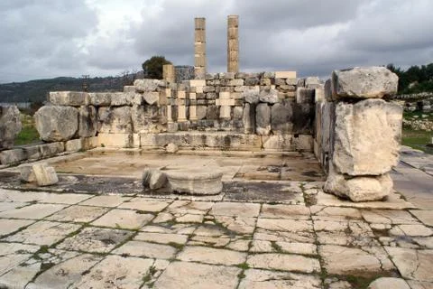 Floor and columns Stock Photos
