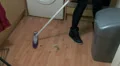 Floor being swept HD Footage