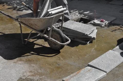 Floor building site Foto stock