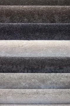 Floor carpets collection samples closeup Stock Photos