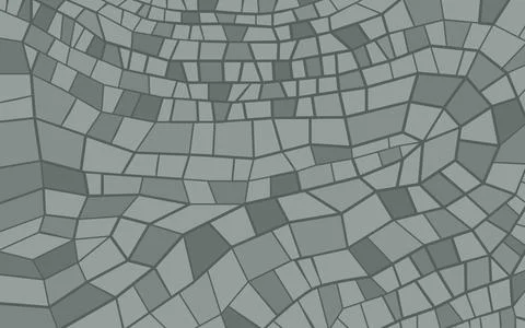 Floor design in gray tones created from piece stones. vectorial Stock Illustration