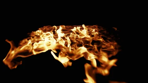 Floor on fire Stock Footage 104815248