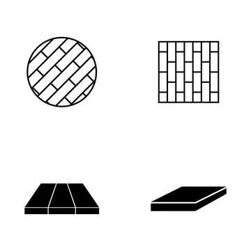 Floor icon vector Stock Illustration