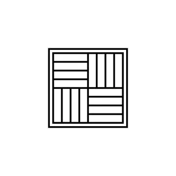 Floor icon vector Ilustración de archivo