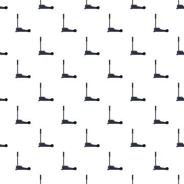 Floor jacks repeating pattern for automotive repair background Illustrazione stock