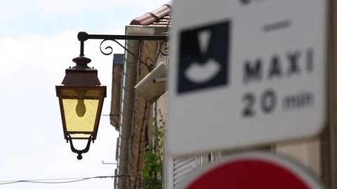 Floor Lamp of city Stock Footage 76950832