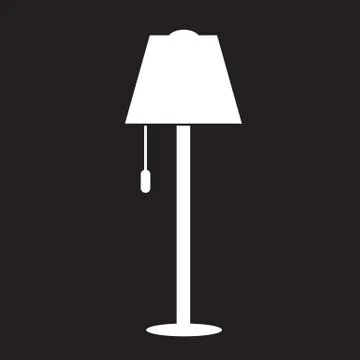 Floor Lamp Icon Stock Illustration