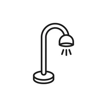 Floor lamp icon vector design templates simple and modern Stock Illustration