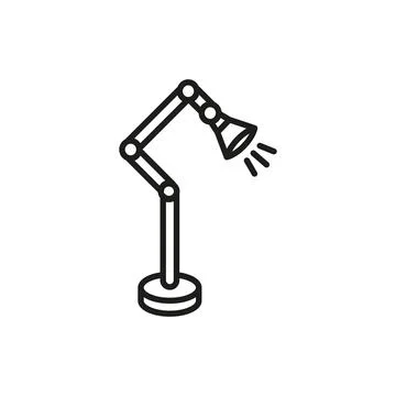 Floor lamp icon vector design templates simple and modern Stock Illustration