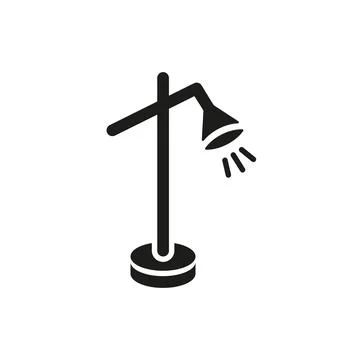 Floor lamp icon vector design templates simple and modern Stock Illustration