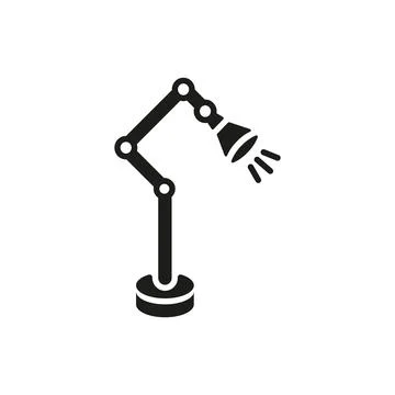 Floor lamp icon vector design templates simple and modern Stock Illustration