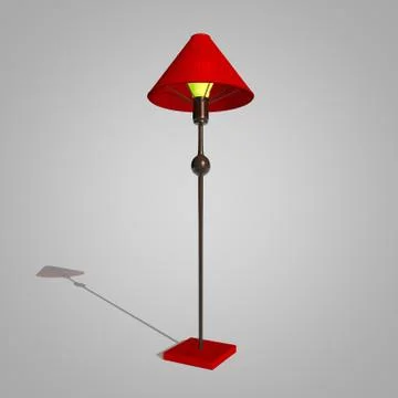 Floor lamp Illustrazione stock