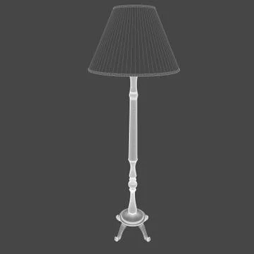 Floor lamp Stock Illustration