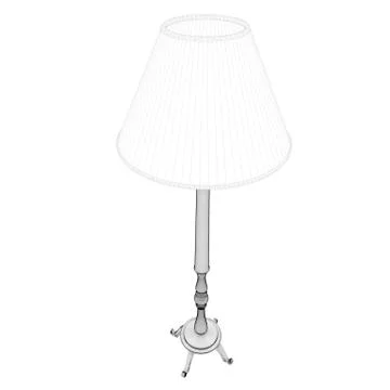 Floor lamp Stock Illustration