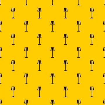 Floor lamp pattern vector Stock Illustration