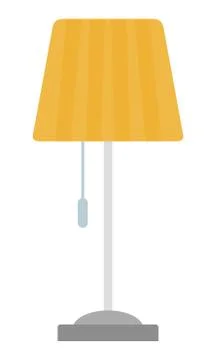 Floor lamp vector icon flat isolated Stock Illustration