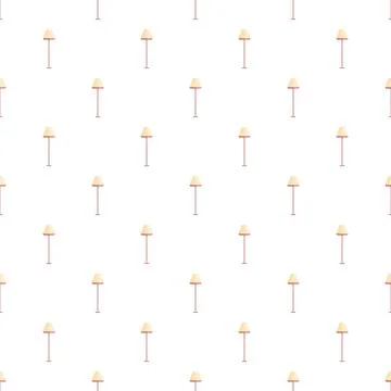 Floor lamps repeating pattern creating seamless background Stock Illustration
