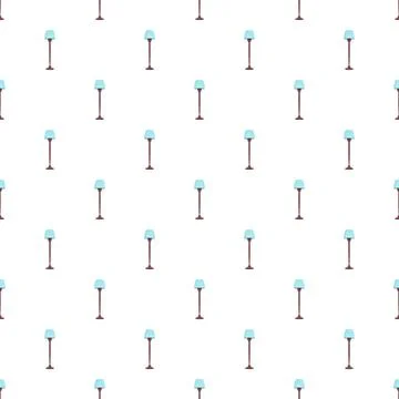 Floor lamps seamless pattern for home decor background Stock Illustration