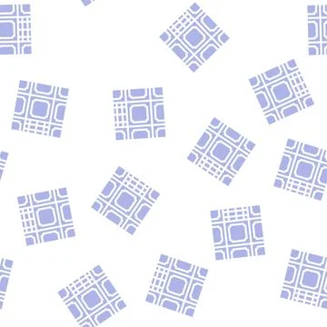 Floor lay tiles glyph vector seamless pattern Stockillustratie
