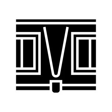 Floor lighting glyph icon vector illustration Ilustración de archivo