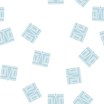 Floor lighting glyph seamless pattern Stock Illustration