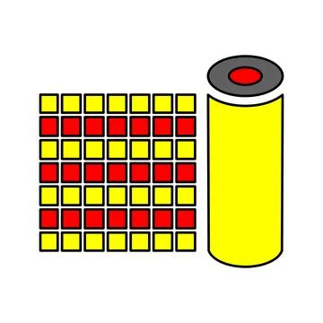 Floor linoleum icon. Stockillustratie