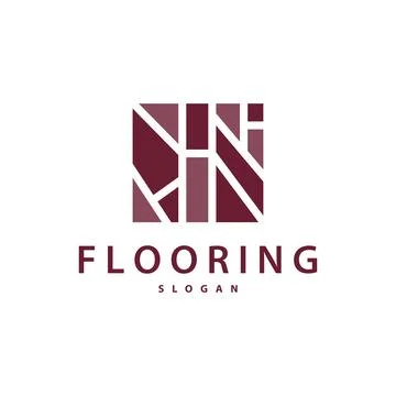 Floor logo simple abstract design home decoration Ceramic tile vector illus.. Stock Illustration