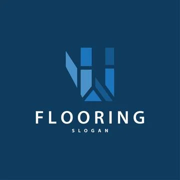 Floor logo simple abstract design home decoration Ceramic tile vector illus.. Stock Illustration