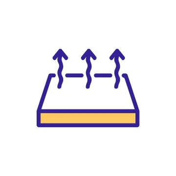 Floor material diagonal pattern icon vector outline illustration Stock Illustration