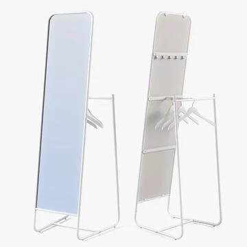 Floor Mirror Ikea Knapper 3D Model