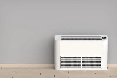 Floor mounted air conditioner Illustrazione stock