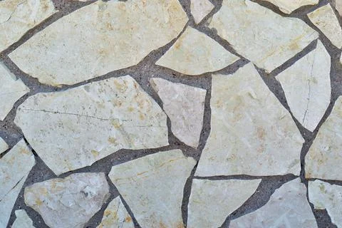Floor from a natural stone tile Foto stock