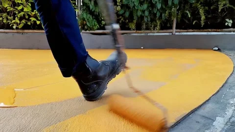 Floor Painting Stock Footage 246502509