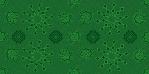 Floor Pattern Green Color Variant Stock Illustration