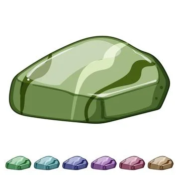 Floor pebble stone cartoon vector graphic Stock Illustration