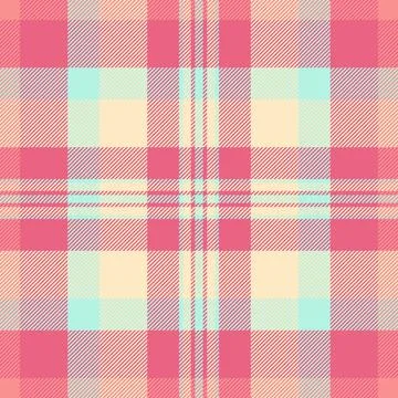 Floor plaid pattern tartan, place vector textile seamless. 1970s background.. Stock Illustration